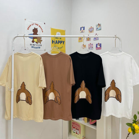 Chipmunks Print T -Shirts